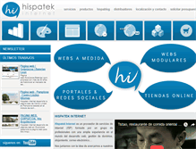Tablet Screenshot of hispatek.com